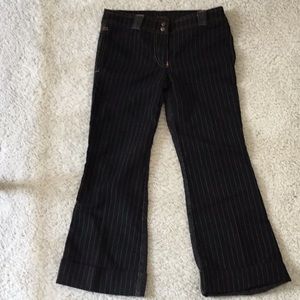 Gitane Girls Dress Pants Pinstripe / Black Denim 8Y